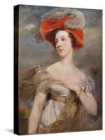 Portrait of Eliza Chester, 1820-John Jackson-Stretched Canvas