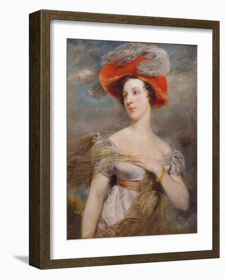 Portrait of Eliza Chester, 1820-John Jackson-Framed Giclee Print