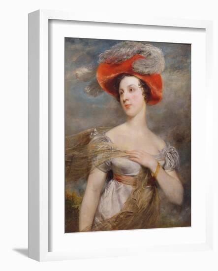 Portrait of Eliza Chester, 1820-John Jackson-Framed Giclee Print