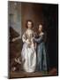 Portrait of Elizabeth and Philadelphia Wharton, 1640-Sir Anthony Van Dyck-Mounted Giclee Print