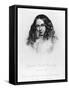 Portrait of Elizabeth Barrett Browning (1806-61) in 1859, Engraved by G. Cook-Field Talfourd-Framed Stretched Canvas