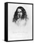 Portrait of Elizabeth Barrett Browning (1806-61) in 1859, Engraved by G. Cook-Field Talfourd-Framed Stretched Canvas