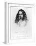 Portrait of Elizabeth Barrett Browning (1806-61) in 1859, Engraved by G. Cook-Field Talfourd-Framed Photographic Print