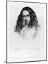 Portrait of Elizabeth Barrett Browning (1806-61) in 1859, Engraved by G. Cook-Field Talfourd-Mounted Photographic Print