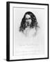 Portrait of Elizabeth Barrett Browning (1806-61) in 1859, Engraved by G. Cook-Field Talfourd-Framed Photographic Print