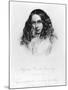 Portrait of Elizabeth Barrett Browning (1806-61) in 1859, Engraved by G. Cook-Field Talfourd-Mounted Photographic Print