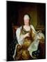 Portrait of Elizabeth Charlotte of Bavaria, Duchess of Orleans-Hyacinthe Rigaud-Mounted Giclee Print