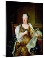 Portrait of Elizabeth Charlotte of Bavaria, Duchess of Orleans-Hyacinthe Rigaud-Stretched Canvas