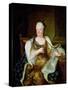 Portrait of Elizabeth Charlotte of Bavaria, Duchess of Orleans-Hyacinthe Rigaud-Stretched Canvas