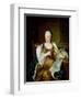 Portrait of Elizabeth Charlotte of Bavaria, Duchess of Orleans-Hyacinthe Rigaud-Framed Giclee Print