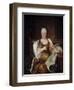 Portrait of Elizabeth Charlotte of Bavaria, Princess Palatine by Hyacinthe Rigaud-null-Framed Giclee Print