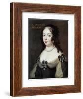 Portrait of Elizabeth Charlotte, Princess Palatine-null-Framed Giclee Print