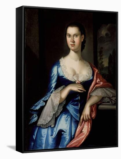 Portrait of Elizabeth Chew Smith, 1762-John Hesselius-Framed Stretched Canvas