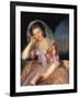 Portrait of Elizabeth Hervey (1733-1800) (Oil on Canvas)-Anton von Maron-Framed Giclee Print