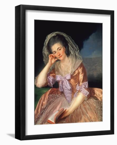 Portrait of Elizabeth Hervey (1733-1800) (Oil on Canvas)-Anton von Maron-Framed Giclee Print