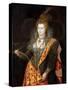 Portrait of Elizabeth I of England, in Ballet Costume as Iris-George Peter Alexander Healy-Stretched Canvas