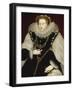 Portrait of Elizabeth I-Georg Gower-Framed Giclee Print