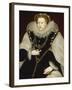 Portrait of Elizabeth I-Georg Gower-Framed Giclee Print