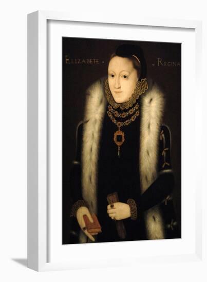 Portrait of Elizabeth I-null-Framed Giclee Print