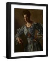 Portrait of Elizabeth L. Burton, C.1905-06-Thomas Cowperthwait Eakins-Framed Giclee Print