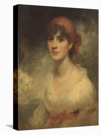 Portrait of Elizabeth, Lady Le Des Pencer, C.1795-97 (Oil on Canvas)-William Beechey-Stretched Canvas