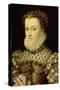 Portrait of Elizabeth of Austria Queen of France, circa 1570-Francois Clouet-Stretched Canvas