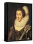 Portrait of Elizabeth of Bohemia-null-Framed Stretched Canvas