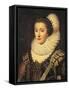 Portrait of Elizabeth of Bohemia-null-Framed Stretched Canvas