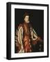 Portrait of Elizabeth of Valois, Queen of Spain-Antonis Mor-Framed Giclee Print