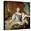 Portrait of Elizabeth Petrovna Empress of Russia, circa 1750-null-Stretched Canvas