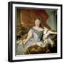 Portrait of Elizabeth Petrovna Empress of Russia, circa 1750-null-Framed Giclee Print