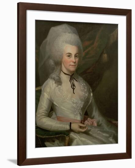 Portrait of Elizabeth Schuyler Hamilton, Wife of Alexander Hamilton (1757-1804)-Ralph Earl Or Earle-Framed Giclee Print