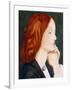 Portrait of Elizabeth Siddal, in Profile to the Right-Dante Gabriel Rossetti-Framed Giclee Print