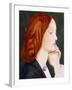 Portrait of Elizabeth Siddal, in Profile to the Right-Dante Gabriel Rossetti-Framed Giclee Print