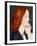 Portrait of Elizabeth Siddal, in Profile to the Right-Dante Gabriel Rossetti-Framed Giclee Print