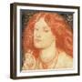 Portrait of Elizabeth Siddal-Dante Gabriel Rossetti-Framed Giclee Print