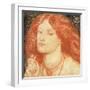 Portrait of Elizabeth Siddal-Dante Gabriel Rossetti-Framed Giclee Print