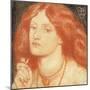 Portrait of Elizabeth Siddal-Dante Gabriel Rossetti-Mounted Giclee Print