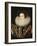 Portrait of Elizabeth Stafford, Lady Drury, Wearing an Embroidered Black and White Dress-Sir William Segar-Framed Giclee Print