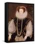 Portrait of Elizabeth Sydenham, Lady Drake, circa 1585-George Gower-Framed Stretched Canvas