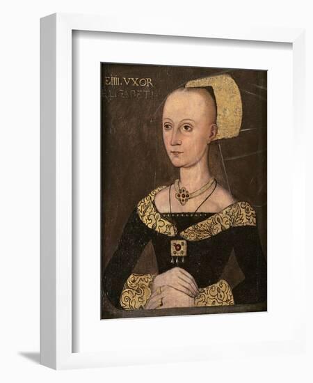 Portrait of Elizabeth Woodville-null-Framed Giclee Print