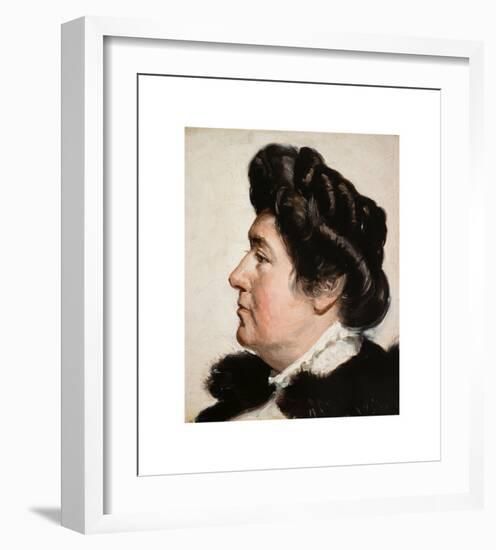 Portrait of Ellen Gulbranson-Michael Ancher-Framed Premium Giclee Print