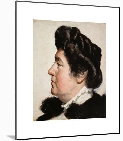 Portrait of Ellen Gulbranson-Michael Ancher-Mounted Premium Giclee Print