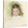 Portrait of Ellen Mary Cassatt (Pastel on Paper Mounted on Paperboard. 36.2 X 35.9Cm.)-Mary Cassatt-Stretched Canvas