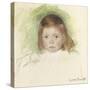 Portrait of Ellen Mary Cassatt (Pastel on Paper Mounted on Paperboard. 36.2 X 35.9Cm.)-Mary Cassatt-Stretched Canvas