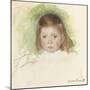 Portrait of Ellen Mary Cassatt (Pastel on Paper Mounted on Paperboard. 36.2 X 35.9Cm.)-Mary Cassatt-Mounted Giclee Print