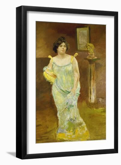 Portrait of Elsa Asenijeff, 1903-1904-Max Klinger-Framed Giclee Print