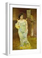 Portrait of Elsa Asenijeff, 1903-1904-Max Klinger-Framed Giclee Print