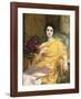 Portrait of Elsa-Sir Frank Dicksee-Framed Premium Giclee Print