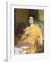 Portrait of Elsa-Sir Frank Dicksee-Framed Premium Giclee Print